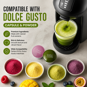 แคปซูลชาเขียวมัทฉะออร์แกนิกสำหรับเครื่องชงกาแฟ Dolce Gusto รองรับการผลิตแบบ Private Label เกรดพิธีกรรม จำหน่ายแบบขายส่ง - Product Image 4