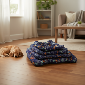 Set di quattro pezzi per cuccia per animali domestici imbottito in cotone, serie BM1290 - Product Image 3