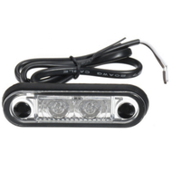 Feux latéraux de voiture LED 12V 24V, couleur blanche, feux de remorque, feux latéraux LED pour camions