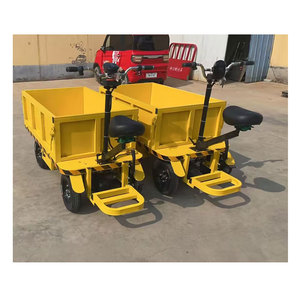 CE Warehouse Four Wheeled Electric <b>Trolley</b> Hand-Push Flatbed Truck Electric <b>Trolley</b> Carrying - Product Image 6
