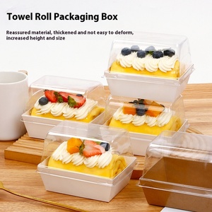 Pour Beckham Snacking Towel Roll Box Recyclé Viande Floss Cake Roll Snow Mei Niang Puff Pâtisserie Papier Cuisson Sushi Industries Alimentaires - Product Image 2