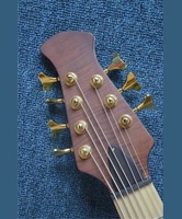 Weifang Rebon 7 String Neck Through Body Electric Bass Guitar With Flamed Maple Top Board