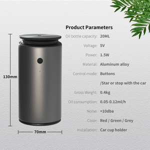 เครื่องกระจายน้ำหอมในรถแบบพกพาสุดหรูเครื่องกระจายน้ำหอมปรับอากาศในรถยนต์แบบไร้สาย - Product Image 6