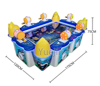 Simulateur de pêche électrique commercial pour 6 personnes, machine de jeu d'arcade vidéo à pièces pour enfants, divertissement pour aire de jeux pour enfants