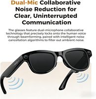 Auriculares Inalámbricos Bluetooth de Alta Gama con Estuche de Carga, Asistente de Traducción, Grabación de Video, Lentes de Sol Inteligentes con Cámara