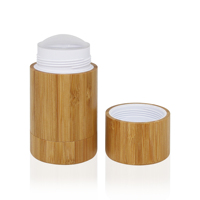 Bâton de désodorisant en bambou écologique, rechargeable, absorbeur d'odeurs, logo personnalisé, huile essentielle solide anti-transpirante pour le sport, cosmétique