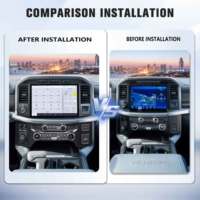 Autoradio Android Viknav 12,1 pouces pour Ford F150 2021-2025, stéréo, CarPlay sans fil, Android Auto, écran tactile, navigation GPS, lecteur