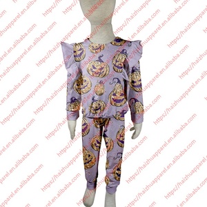 Bc1-3 Nouvelle mode Enfants Halloween Automne Bébé Tout-petit Ensemble 2 pièces Tenue pour filles - Product Image 6