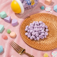 Boîte de friandises pour bébés la plus vendue - Haricots moelleux aromatisés aux fruits pour bébés. Contient de la poudre de protéines et des probiotiques. Texture semi-douce.