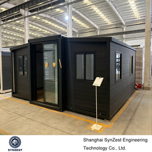 Maison préfabriquée moderne en conteneur pliable, 56 mètres carrés de surface habitable, L9000*W6200*H2480mm, appartement extérieur - Product Image 6