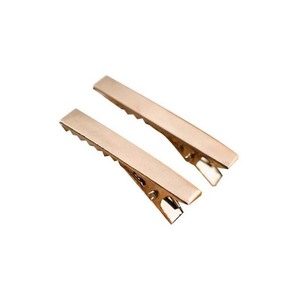 Pince à cheveux bec de canard 5,5 cm, pince à cheveux rectangulaire en métal pour la fabrication artisanale de bijoux DIY, boucle pour usage quotidien - Product Image 5