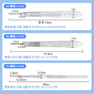 Hojas de bisturí quirúrgico desechables estériles numeradas 10, 11, 12, 15, 20, 21, 22, 23 para uso médico - Product Image 5