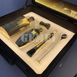 Hot bán biểu tượng tùy chỉnh led Hộp Quà Tặng hiển thị LED gương chai thuyết trình người giữ rượu vang - Product Image 4