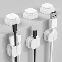 Clip de gestion de câble sans couture magnétique Portable accessoires de stockage polyvalents pour chargeur de cordon étui de support de casque