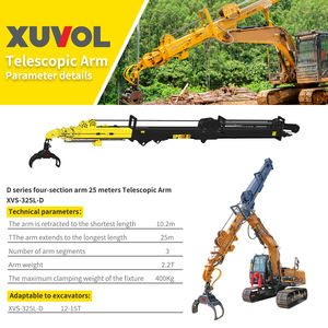 Máquina Forestal XUVOL OEM/ODM XVJ -325L con Pluma Telescópica de 25 M y Grúa Telescópica con Garra para Troncos de 400 KG - Product Image 2