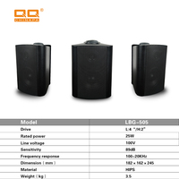 Sistema de Audio con Altavoces PA para Exterior Sistemas de Altavoces de Pared Equipo de Sonido Profesional/Amplificadores/Altavoces de Montaje en Pared