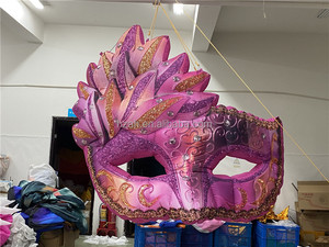 Maschera gonfiabile colorata gonfiabile della maschera della decorazione della maschera per il carnevale di evento - Product Image 2