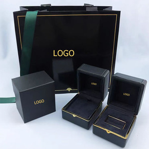 Factory Direct Luxury Brand Jewelry <b>Box</b> In Stock Complete With Paper Bag Certificate Set Custom Earrings <b>Ring</b> <b>Box</b> for woman - Product Image 5