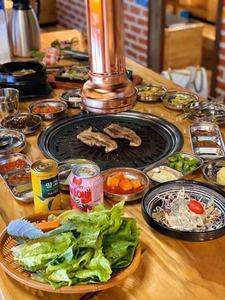 Horno de <span class=keywords><strong>barbacoa</strong></span> de interior comercial integrado coreano, parrilla de <span class=keywords><strong>barbacoa</strong></span> de <span class=keywords><strong>carbón</strong></span> de mesa <span class=keywords><strong>para</strong></span> fiestas en el jardín al aire libre con <span class=keywords><strong>bandeja</strong></span> <span class=keywords><strong>para</strong></span> hornear de 330mm - Product Image 4