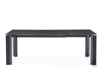 Table à manger Modèle italien 2021 Table à manger dans le mobilier de salle à manger Table à manger extensible en dalle de céramique