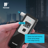 AT218 prix usine LCD Disital affichage AA batterie personnelle alcootest testeur d'alcool