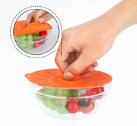 Couvre-aliments en silicone multifonction réutilisable, compatible micro-ondes, pour activités de plein air, couvre-aliments en silicone moderne
