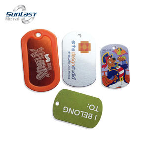 Высококачественная Персонализированная табличка с выгравированным логотипом для домашних животных, табличка с именем, металлическая индивидуальная эмалированная бирка в форме кости для собак - Product Image 5