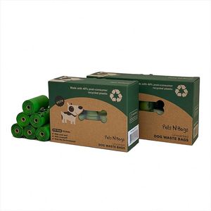 Custom Printed Organic <b>Compostable</b> Pet Waste Eco Dog Poop <b>Bags</b> Biodegradable Plastic Packaging - Product Image 1