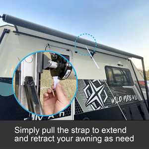 <span class=keywords><strong>Toldo</strong></span> <span class=keywords><strong>Enrollable</strong></span> para Remolque de Camping Awnlux W5600 de Tela de Vinilo de PVC, Tamaños Personalizados, con Luz LED - Product Image 3