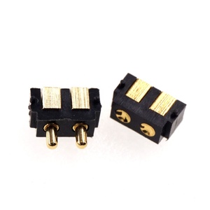Контактная площадка 2,5 сетка SMD под прямым углом 90 градусов заряда батареи зонд 2 контактный разъем питания мужской и женский пружинный контакт Пружинные контакты SMT/SMD разъем производитель - Product Image 5