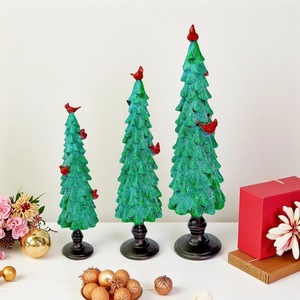 Adorno Artístico de Resina Epoxi con Purpurina para Árbol de Navidad, Decoración de Escritorio para el Hogar, Accesorios para Crear Ambiente Navideño - Product Image 4