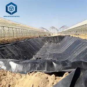 Black Plastic Roll Agriculture Pond Liner For Dam Construction In Philippines