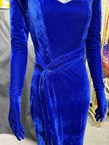 Envío Directo Otoño Invierno manga larga de talla grande ropa de mujer elegante Sexy fiesta de cumpleaños boda hasta el suelo abertura lateral <span class=keywords><strong>Dr</strong></span> - Product Image 2