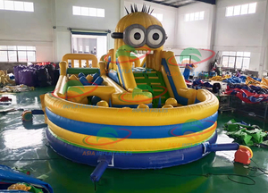 Trò Chơi Thử Thách Thiết Kế Mới Trò Chơi Nảy Nhà Tùy Chỉnh Bơm Hơi <span class=keywords><strong>5K</strong></span> Chạy Điên Rồ Khóa Học Bơm Hơi Để Bán - Product Image 6