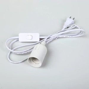 Câble d'alimentation EU US 1,8 m avec interrupteur pour douilles de lampe E26 <span class=keywords><strong>E27</strong></span> E12 E14 et ampoules LED suspendues - Product Image 5