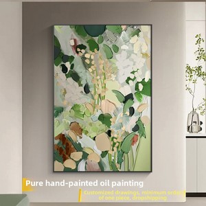 Village de peinture à l'huile de Dafen, peintures à l'huile sur mesure avec vos propres images ; Art mural abstrait texturé minimaliste moderne pour l'intérieur - Product Image 2