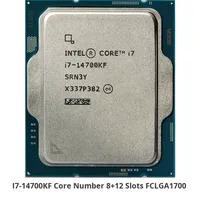 I7 14700KF soket 20-core 28-benang FCLGA1700 prosesor CPU Desktop baru dan digunakan resmi