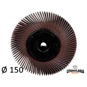Cepillo radial de cerdas 3M, cable recto, tipo A, Ø 150mm, grano 36 - Product Image 4