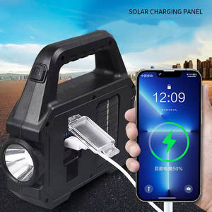 Fabricante Chino, Linterna de Camping Multifuncional Recargable LED COB con Carga Solar IP65, Personalizada, con Banco de Energía - Product Image 3
