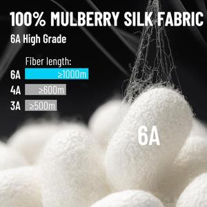 Masque pour les yeux en soie véritable avec design d'été mignon, respirant et sans compression pour le sport, produit promotionnel - Product Image 5