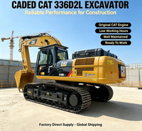 Excavatrice d'occasion CAT 336D2L avec moteur Cat C9 d'origine, pompe puissante, châssis en excellent état, pour travaux miniers et de terrassement, compatible avec les modèles Cat 320D, 330D, 345D, 349D, 336E