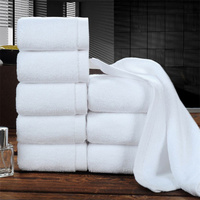 Serviette de bain en coton 100% avec logo personnalisé, 500 g/m², blanche, 70*140 cm, 100*200 cm, drap de lit en coton sur mesure