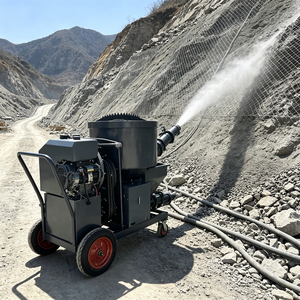 Machine à projeter le mortier pour le plâtrage du ciment et les travaux d'étanchéité des piscines - Product Image 4