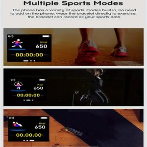 Reloj Inteligente D13 Cuadrado de Silicona <span class=keywords><strong>para</strong></span> Hombre y Mujer, 116 Plus, Modo Deportivo, Seguimiento de Actividad Física, Recordatorio de Mensajes, Reloj Inteligente Económico - Product Image 3