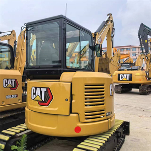 Mini-excavatrice Cat305.5E d'occasion, performances optimales, capacité de la benne de 0,22 m³, poids opérationnel de 5,5 tonnes, pour travaux de construction - Product Image 4