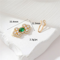 Accessoires de bijoux à bricoler soi-même faits à la main fermoir de bijoux en or 14K fermoir de collier de perles de zircon micro-pavé boucle de connexion de bracelet