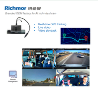 Caméra embarquée Richmor 2CH Free Platform Dash Cam Dvr Movil 4G GPS MDVR à double objectif