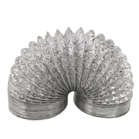 Tuyau flexible commercial de 10 pouces (8 pouces) pour système de ventilation, idéal pour hôpitaux et cuisines, design industriel moderne