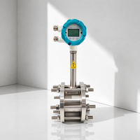 Débitmètre à vortex pour air comprimé et eau haute température DN20