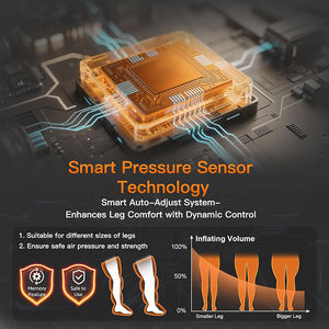運動選手用マッサージ器回復ブーツ運動選手用筋肉痛痛み空気圧迫 - Product Image 5